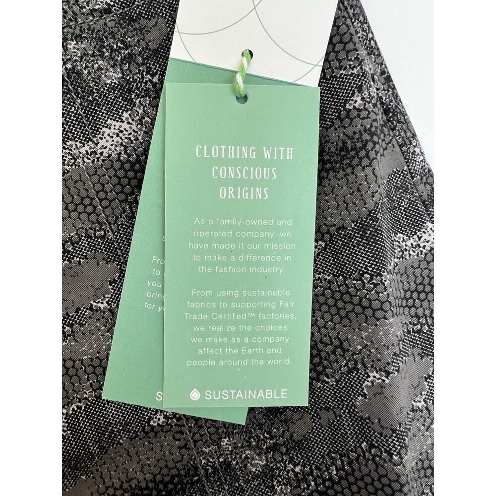 Aventura Melia Women's Skirt Size 6 Brushed Nickel Button Front Organic Cotton - Picture 6 of 9